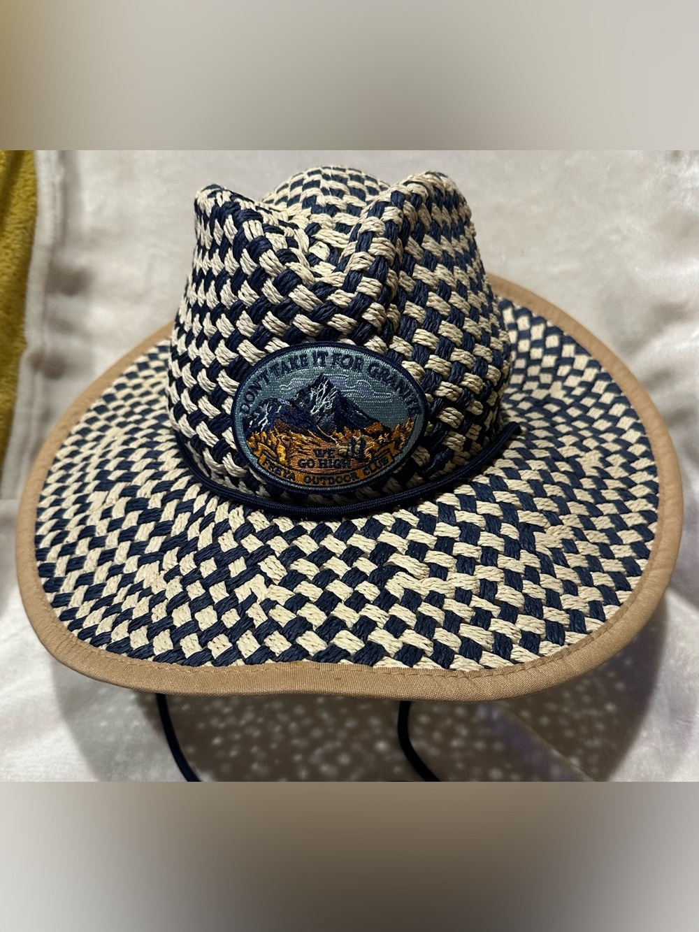 FREYA Don't Take it for Granite Lifeguard Hat Blue Natural Summer Beach Garden